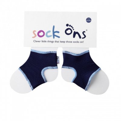 Sock Ons držák ponožek - Navy  0-6m