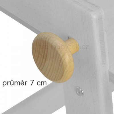 Jitro samostatný věšáček - Buk 7 cm - obrázek