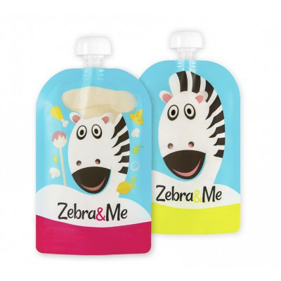 Zebra&Me kapsička na dětskou stravu 2 ks - Kuchař-zebra