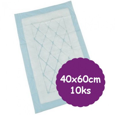 Přebalovací podložky jednorázové - 40 x 60 cm - 10 ks