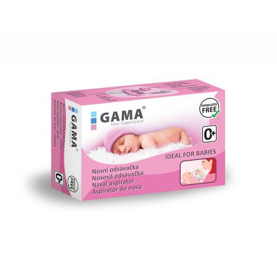 GAMA odsávačka hlenů pro kojence New - Růžová - obrázek