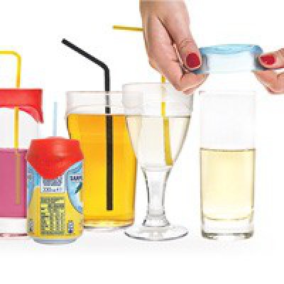 SafeSip ochrana proti rozlití nápojů - Červená - obrázek