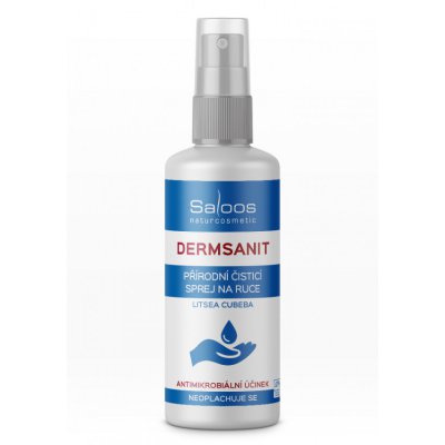 Saloos Dermsanit Přírodní bezoplachový čisticí sprej na ruce - 50 ml - obrázek
