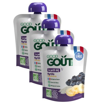 Good Gout BIO borůvková snídaně - Kapsička 70 g - obrázek