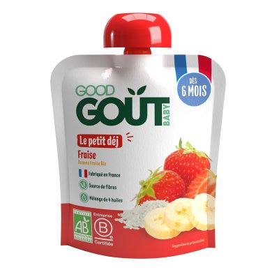 Good Gout BIO jahodová snídaně - Kapsička 70 g