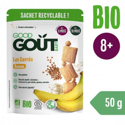Good Gout BIO banánové polštářky - Sáček 50 g