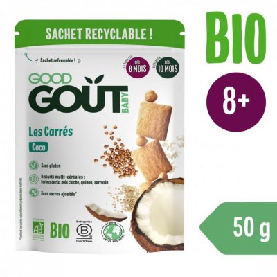 Good Gout BIO kokosové polštářky - Sáček 50 g
