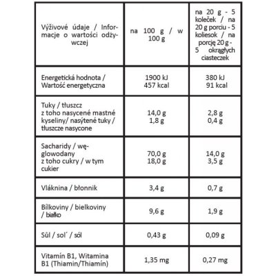Good Gout BIO kakaová kolečka - Krabička 80 g - obrázek