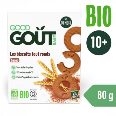 Good Gout BIO kakaová kolečka - Krabička 80 g