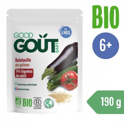 Good Gout BIO ratatouille s quinoou - Kapsička 190 g