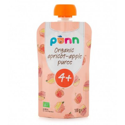 Salvest Ponn BIO meruňka s jablkem - 100 g, 4 m+ - obrázek