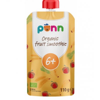Salvest Ponn BIO ovocné smoothie s ananasem - 110 g, 6 m+ - obrázek