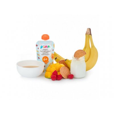 Salvest Ponn BIO ovocné smoothie s jogurtem a sušenkami - 110 g, 6 m+ - obrázek