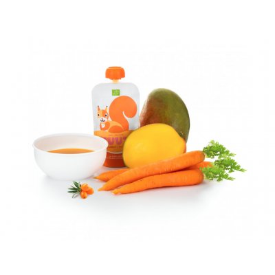 Salvest Muuti BIO mango s mrkví a rakytníkem - 110 g, 6 m+ - obrázek