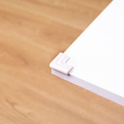 Zopa Gumová ochrana rohů 8 ks - Off White - obrázek