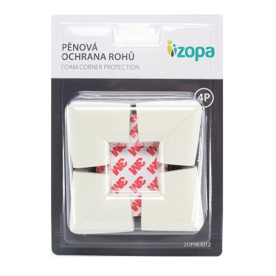 Zopa Pěnová ochrana rohů 4 ks - Off White - obrázek