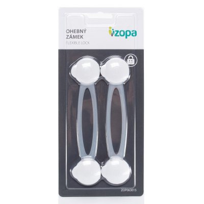 Zopa Zámek skříněk ohebný 2 ks - White