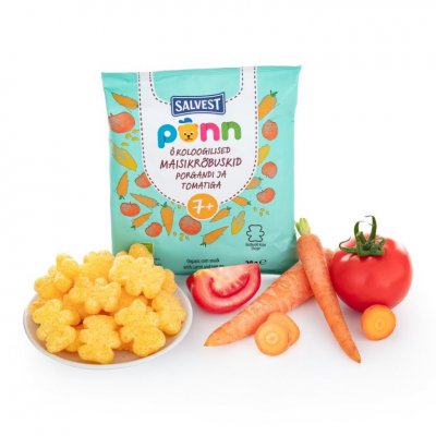 Salvest Ponn BIO rajčatové křupky - 20 g, 7 m+ - obrázek