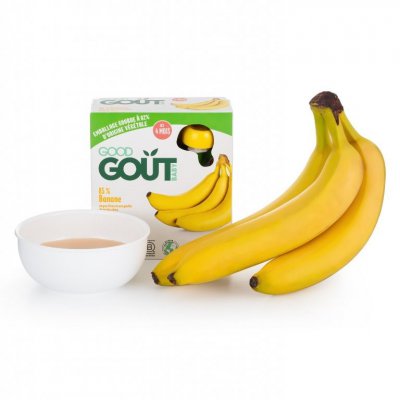 Good Gout BIO banán - Kapsičky 4 x 85 g - obrázek