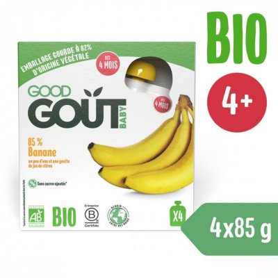 Good Gout BIO banán - Kapsičky 4 x 85 g