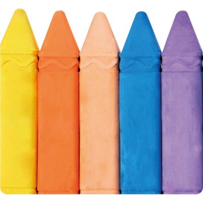 Small Foot velké barevné křídy - 12 ks - obrázek