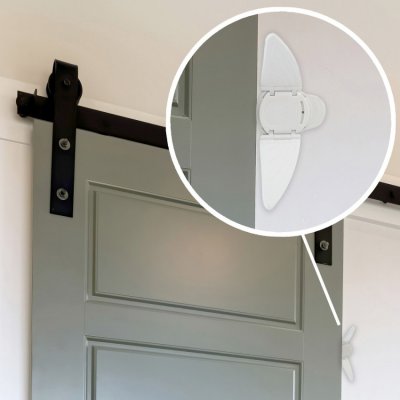 Zopa Zámek posuvných dveří - White - obrázek