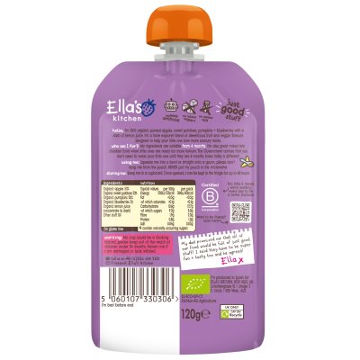 Ella's Kitchen BIO batáty, dýně a jablko - 120 g - obrázek