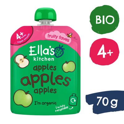 Ella's Kitchen BIO jablečná svačinka - 70 g - obrázek