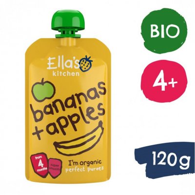 Ella's Kitchen BIO jablko a banán - 120 g