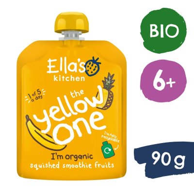 Ella's Kitchen BIO Yellow One ovocné pyré s banánem - 90 g - obrázek