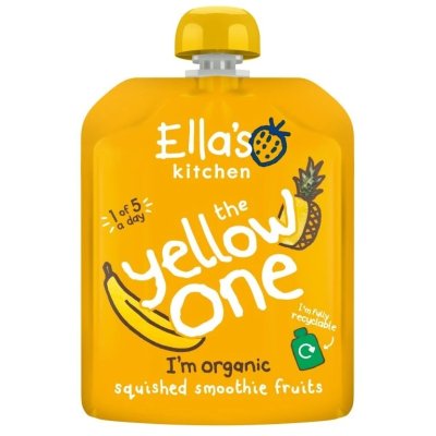 Ella's Kitchen BIO Yellow One ovocné pyré s banánem - 90 g
