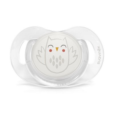 Suavinex Bonhomia Premium dudlík fyziologický 0 - 6 m - Sovička/bílá