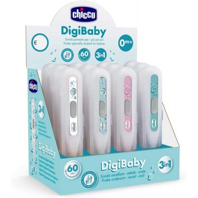 Chicco teploměr digitální Digi Baby - Mint - obrázek