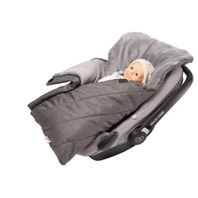 Diago fusak do autosedačky Deluxe Šedý - obrázek