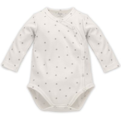 Pinokio Hello Zavinovací body s dlouhým rukávem - Ecru, vel. 56