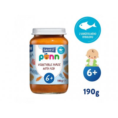 Salvest Ponn BIO treska se zeleninovým pyré