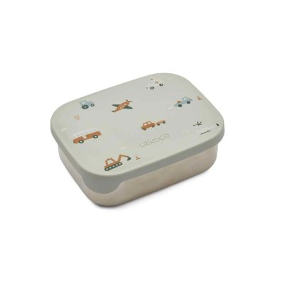 Liewood Arthur Box na svačinu - Vehicles/Dove Blue mix