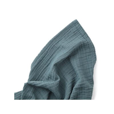 Liewood Ben Mušelinová zavinovací plena - Solid Whale Blue - obrázek