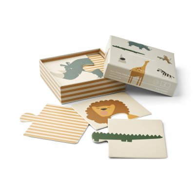 Liewood Brett Puzzle pro nejmenší - All Together/Sandy - obrázek