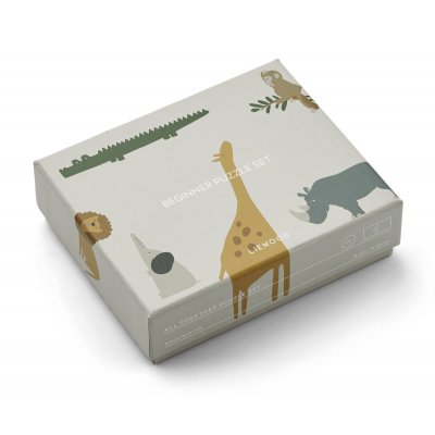 Liewood Brett Puzzle pro nejmenší - All Together/Sandy - obrázek