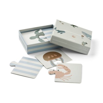 Liewood Brett Puzzle pro nejmenší - Sea Creature/Sandy - obrázek