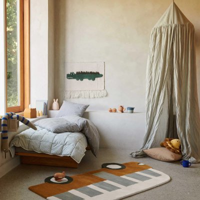 Liewood Gera Nástěnný koberec Crocodile Hunter - Green multi mix - obrázek