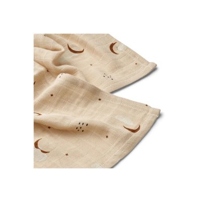 Liewood Lewis Mušelinové plenky 2 ks - Stargazer/Foggy mix - obrázek