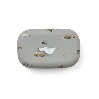 Liewood Oline Obal na vlhčené ubrousky Vehicles - Dove Blue mix - obrázek