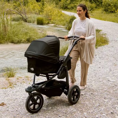 TFK Mono 2 Kombinovaný kočárek Air Wheel - Black - obrázek