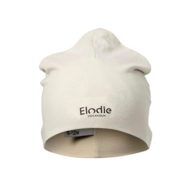 Elodie Details čepice Logo Creamy White - 0 - 6 m