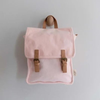 Nanami Batůžek Velvet - Soft Pink - obrázek