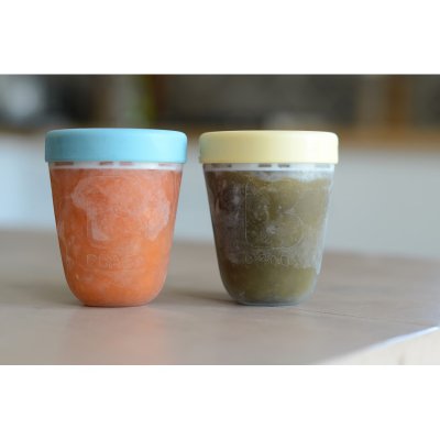 Béaba Kelímky na jídlo silikonové 3 ks - Spring - obrázek