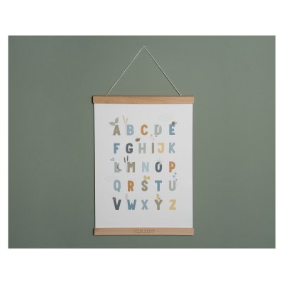 Little Dutch Dřevěný věšák na plakáty A3 - obrázek