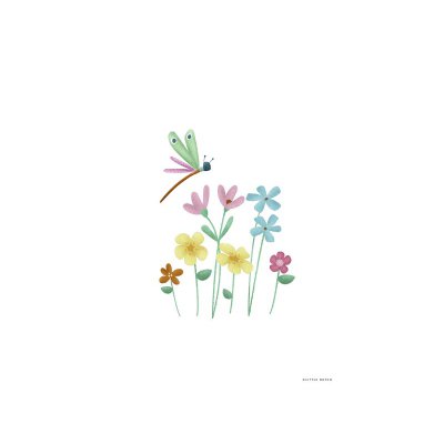 Little Dutch Plakát Květiny A3 - obrázek